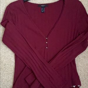 Forever 21 v-neck bodysuit